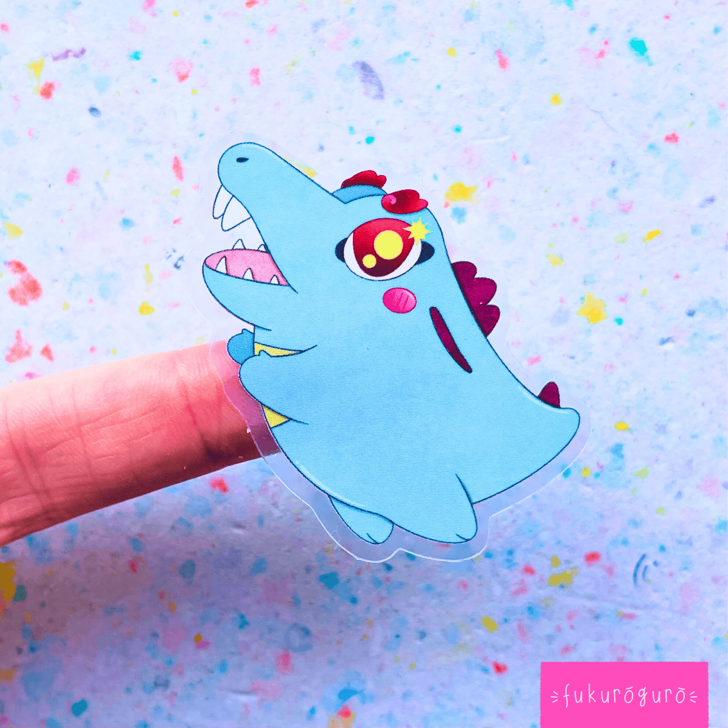 totodile transparent sticker