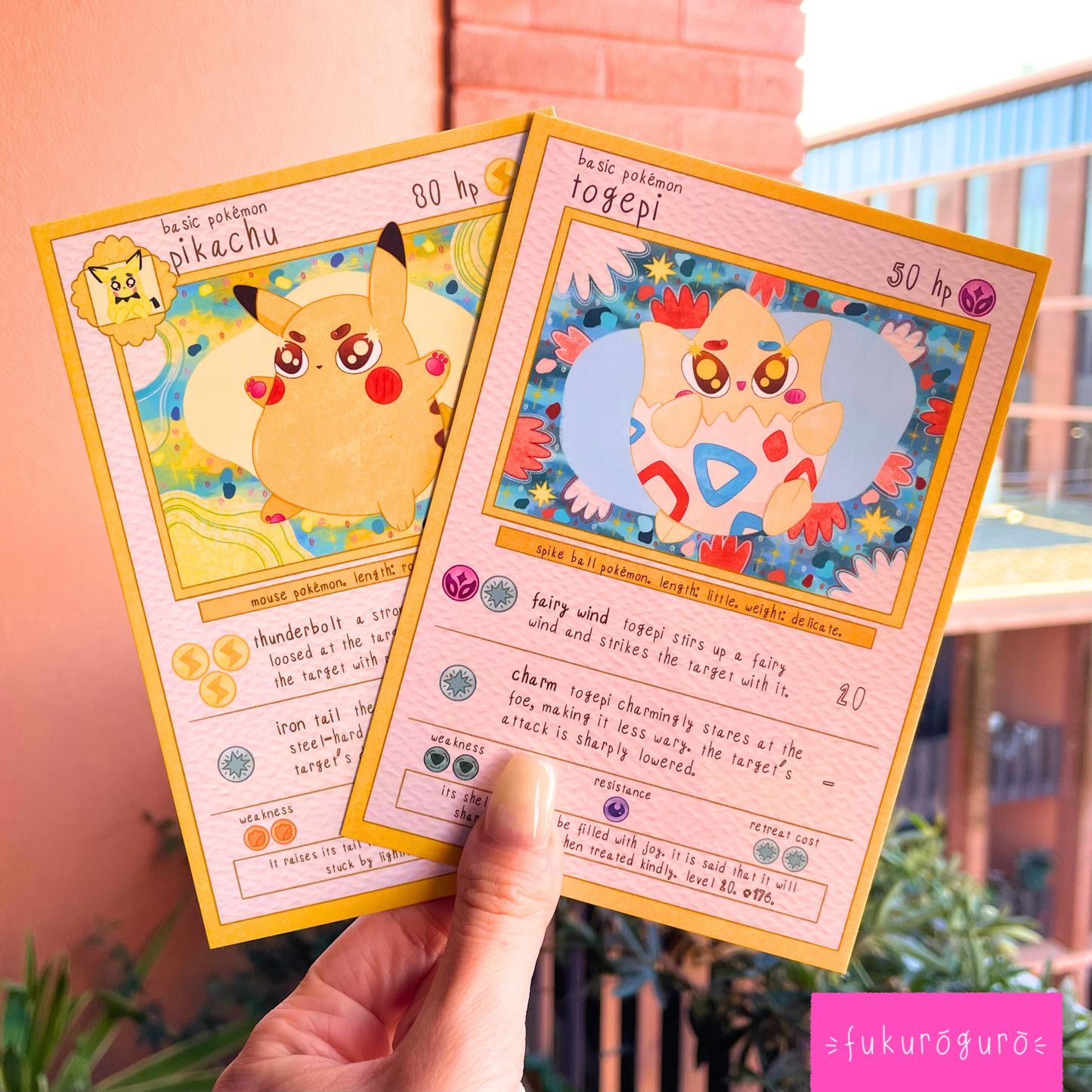 togepi pokémon card art print