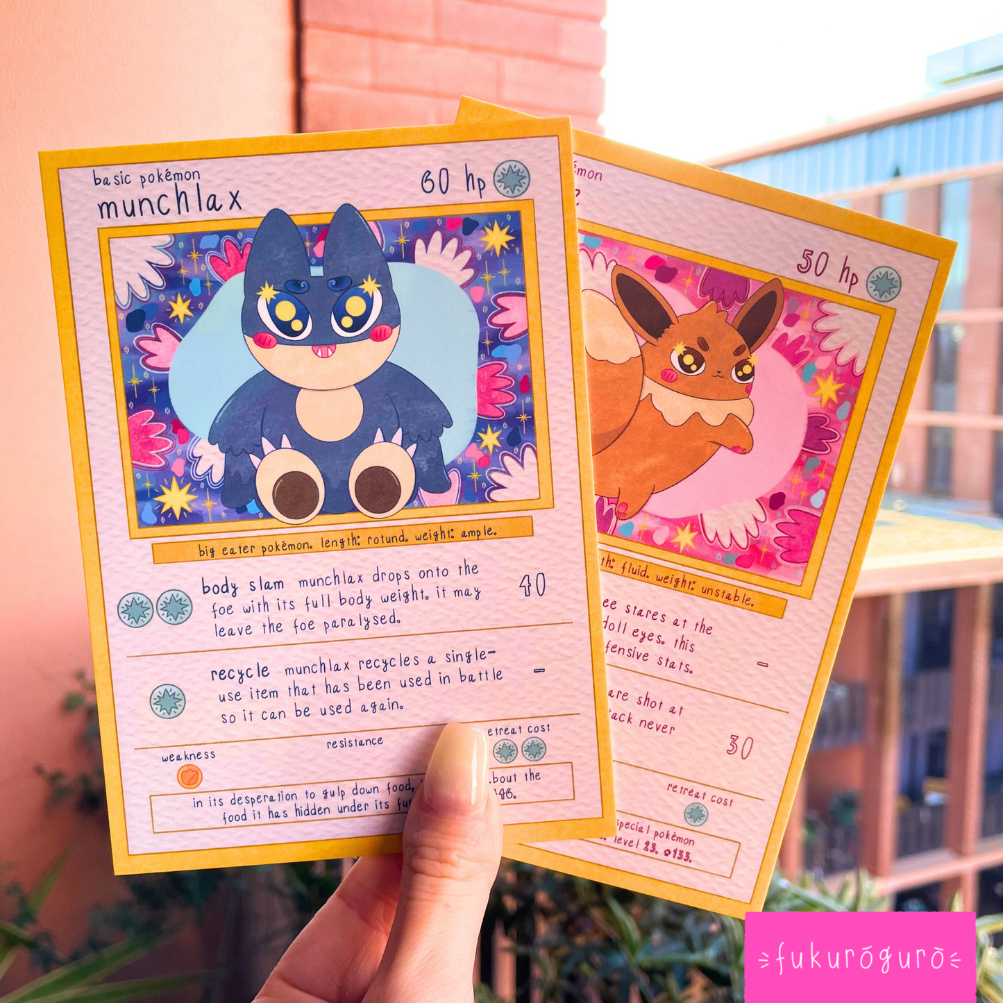 munchlax pokémon card art print