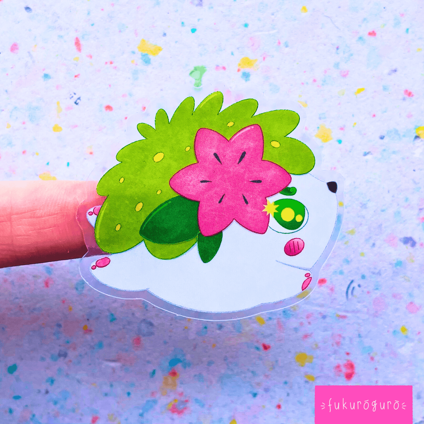 shaymin transparent sticker