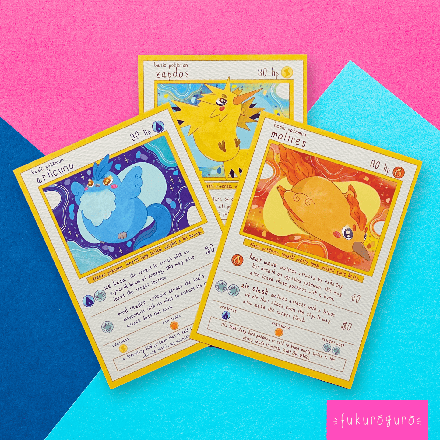 zapdos pokémon card art print