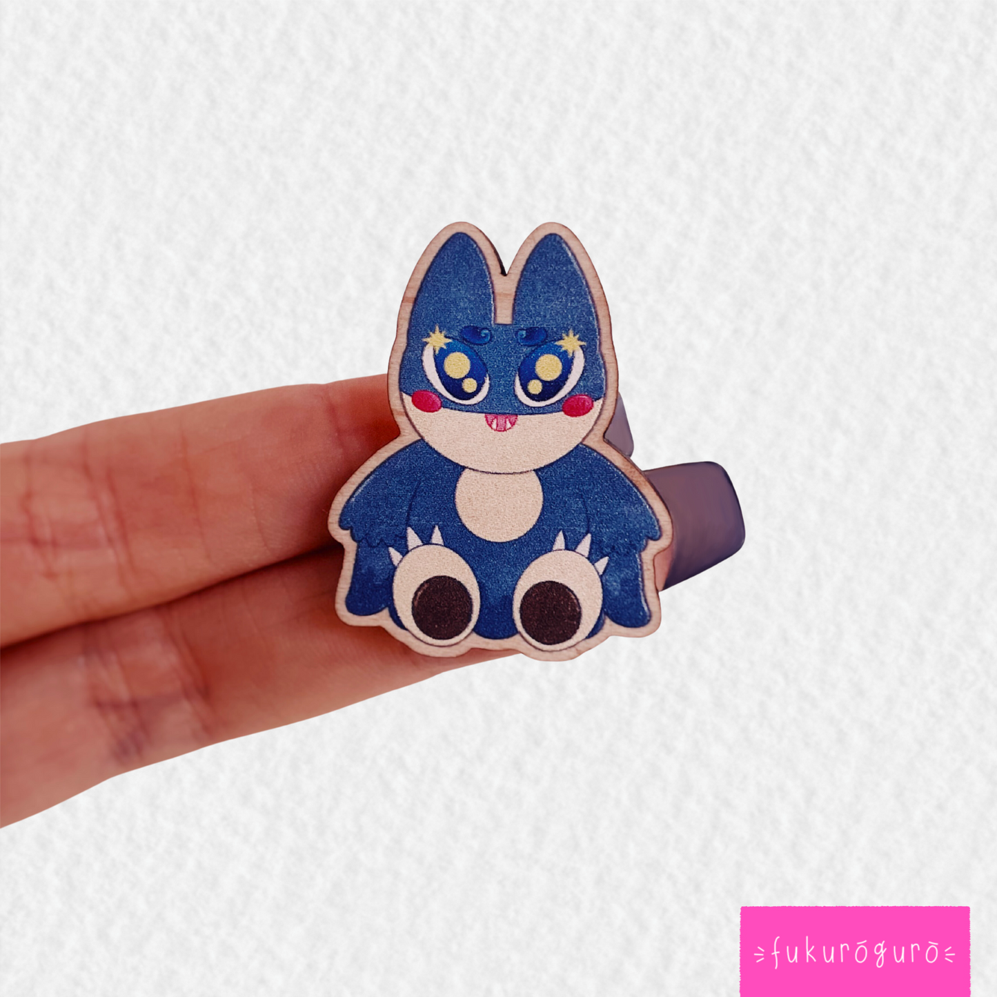 wooden munchlax pin