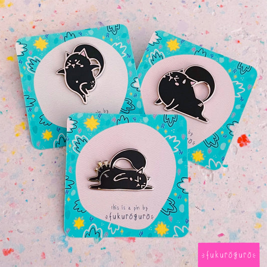 black cat pin bundle