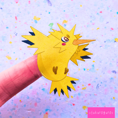 zapdos transparent sticker