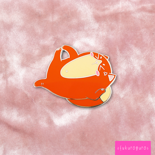 flexible ginger cat pin