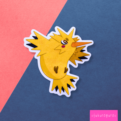 zapdos transparent sticker
