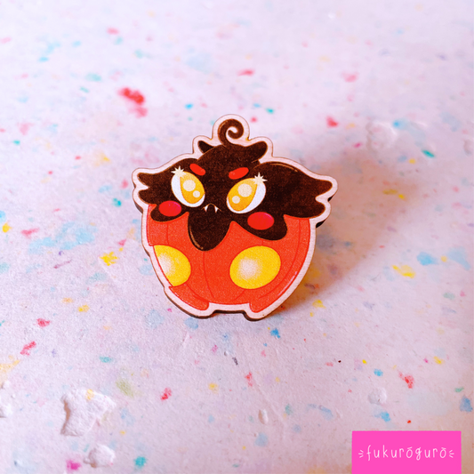 pumpkaboo wooden pin