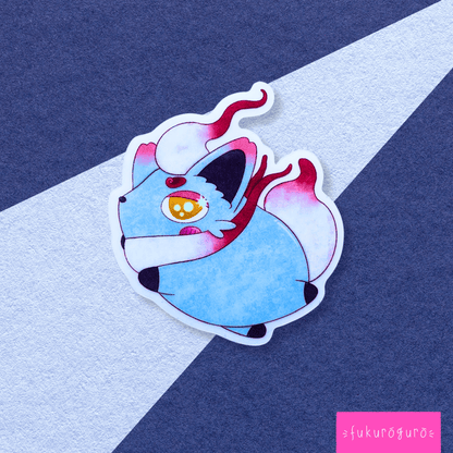 zorua (hisuian) transparent sticker