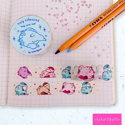 lazy cats washi tape