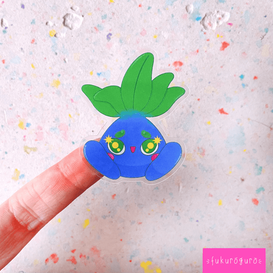 peppy oddish transparent sticker