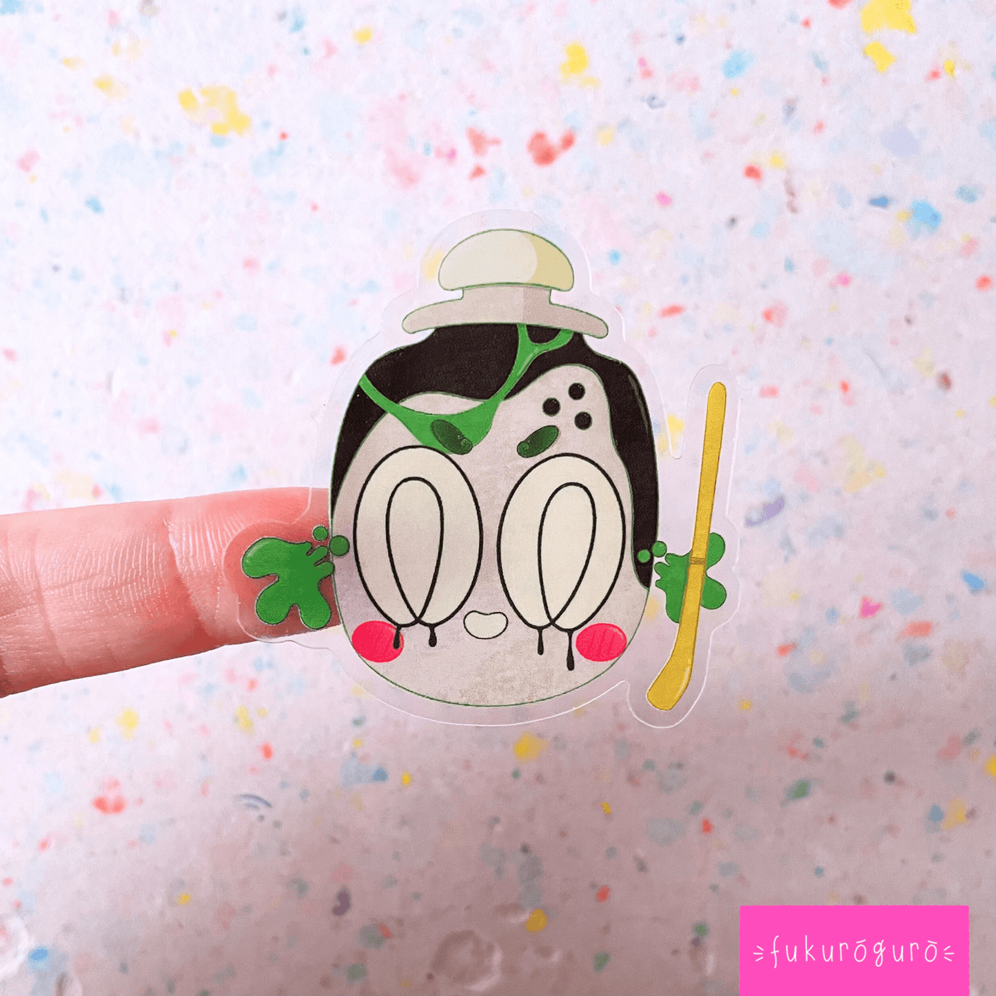 poltchageist transparent sticker