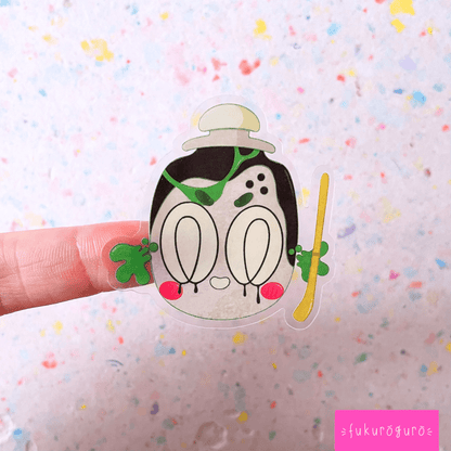 poltchageist transparent sticker