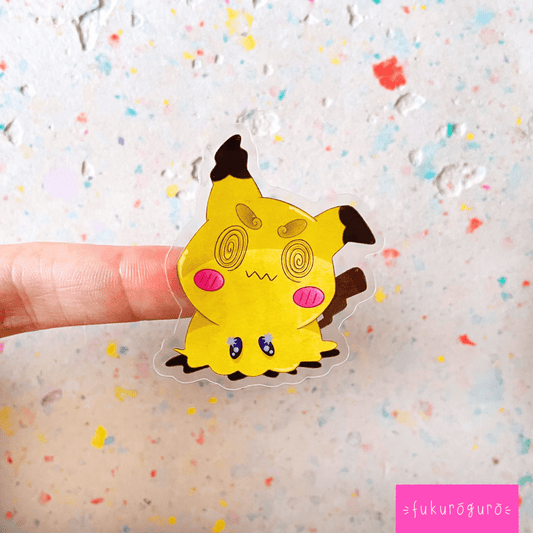 mimikyu transparent sticker