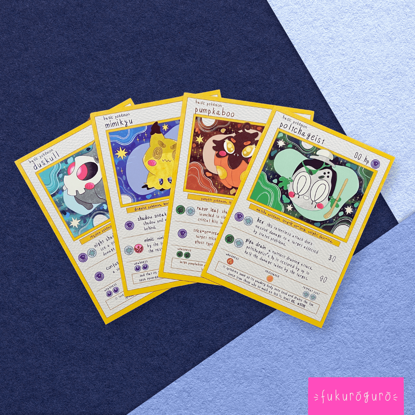 poltchageist pokémon card art print