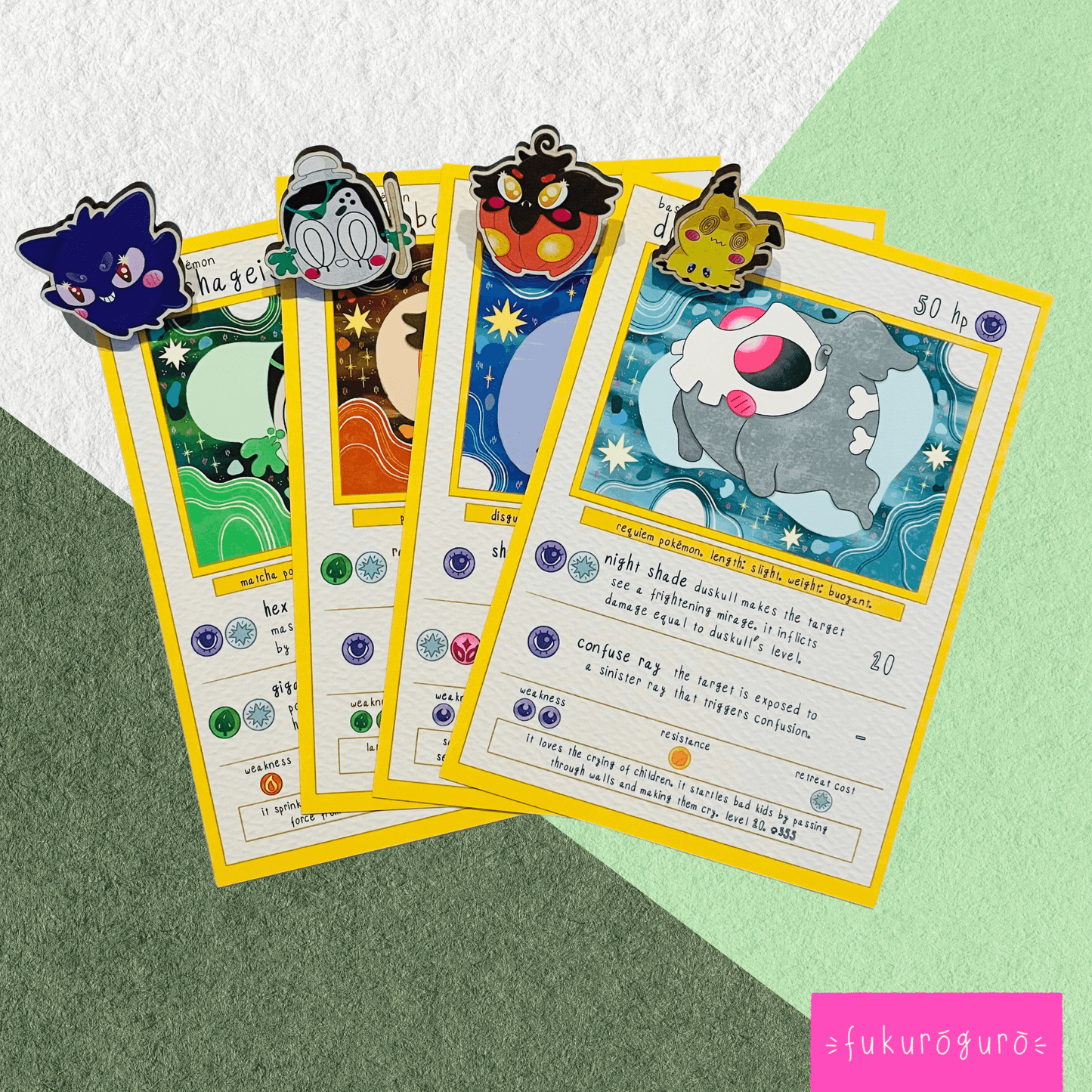 duskull pokémon card art print