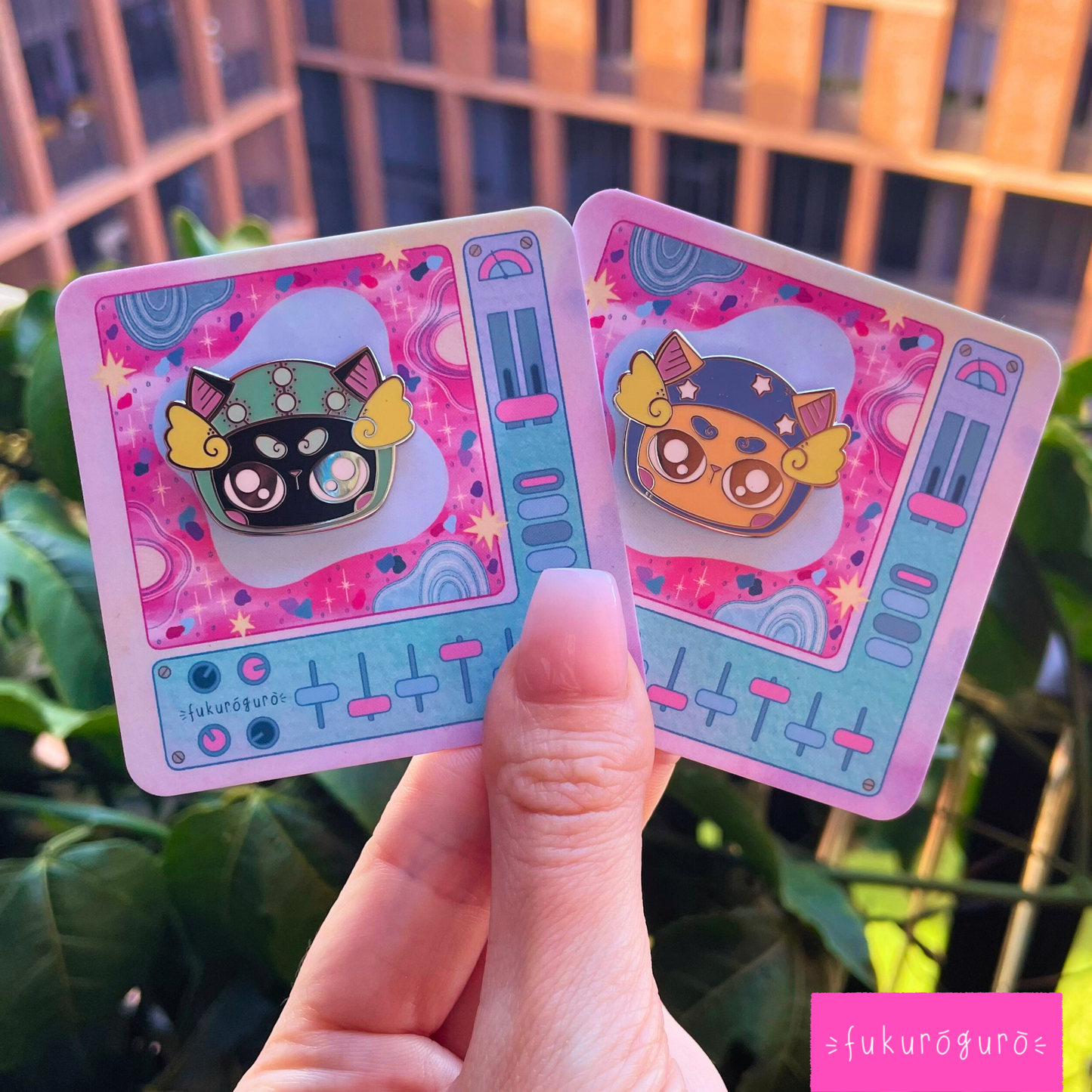 galaxy prince cat pin
