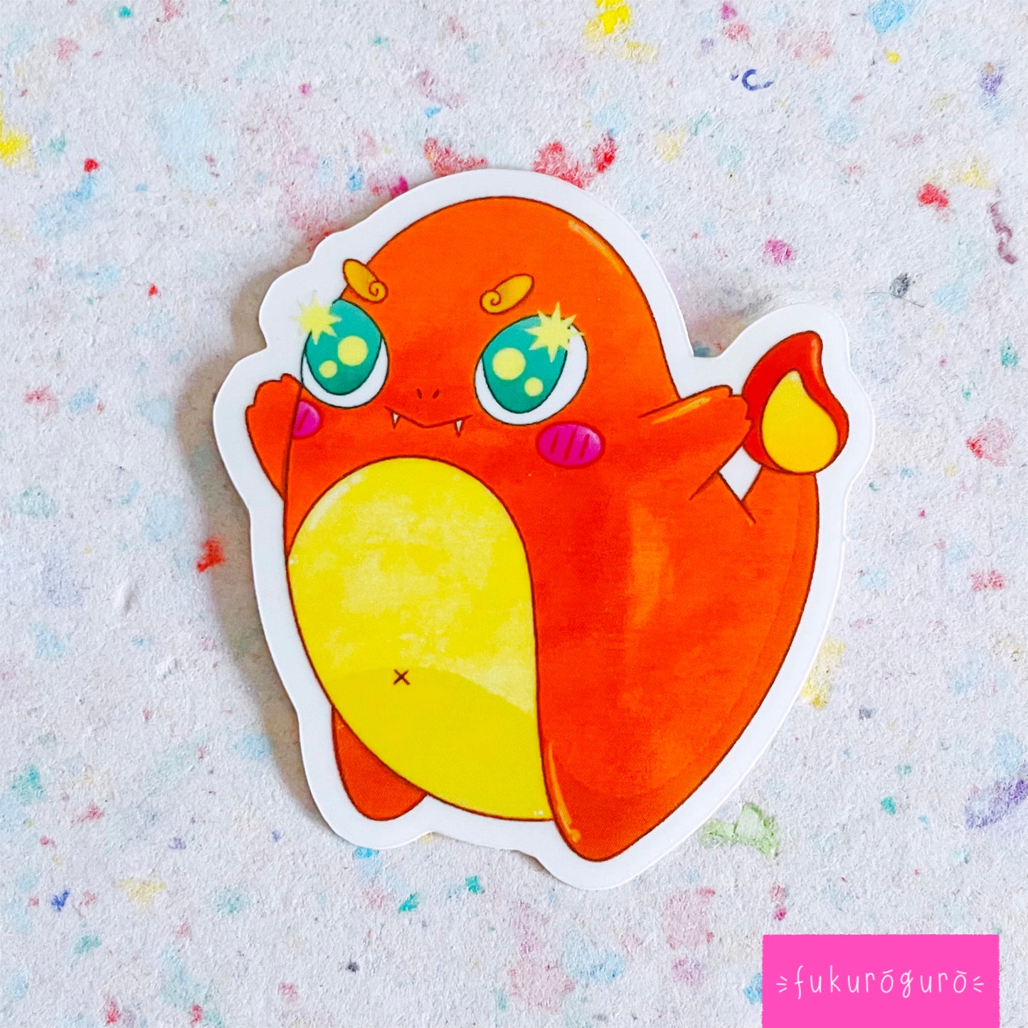 charmander transparent sticker
