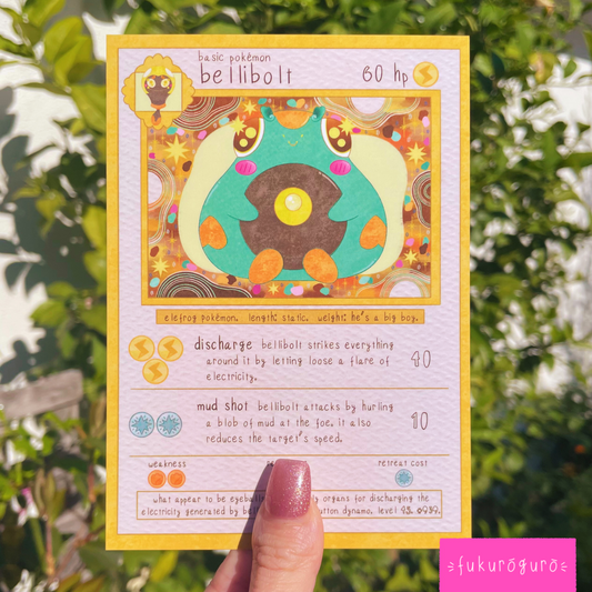 bellibolt pokémon card art print