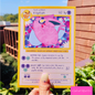 espeon pokémon card art print