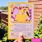 jolteon pokémon card art print